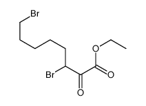 ethyl 3,8-dibromo-2-oxooctanoate结构式