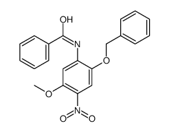 N-(5-methoxy-4-nitro-2-phenylmethoxyphenyl)benzamide Structure