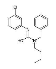 1-benzyl-1-butyl-3-(3-chlorophenyl)urea Structure