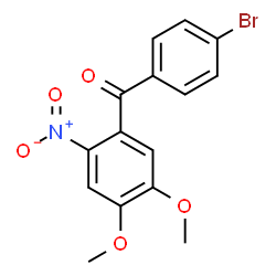 (4-BROMO-PHENYL)-(4,5-DIMETHOXY-2-NITRO-PHENYL)-METHANONE picture