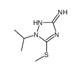 5-methylsulfanyl-1-propan-2-yl-1,2,4-triazol-3-amine Structure