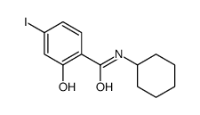 N-cyclohexyl-2-hydroxy-4-iodobenzamide Structure