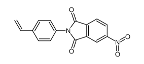 2-(4-ethenylphenyl)-5-nitroisoindole-1,3-dione结构式