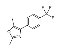 2,5-dimethyl-4-[4-(trifluoromethyl)phenyl]-1,3-oxazole Structure