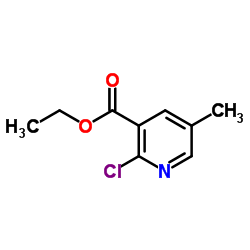 Ethyl 2-chloro-5-methylnicotinate Structure