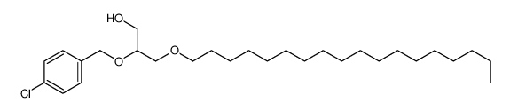 2-[(4-chlorophenyl)methoxy]-3-octadecoxypropan-1-ol结构式