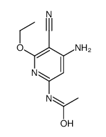 N-(4-amino-5-cyano-6-ethoxypyridin-2-yl)acetamide Structure