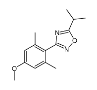 3-(4-methoxy-2,6-dimethylphenyl)-5-propan-2-yl-1,2,4-oxadiazole Structure
