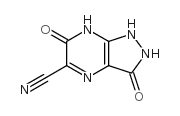 1H-Pyrazolo[3,4-b]pyrazine-5-carbonitrile,2,3,6,7-tetrahydro-3,6-dioxo-(9CI) structure