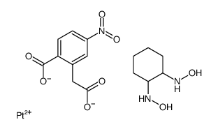 2-(carboxylatomethyl)-4-nitrobenzoate,N-[2-(hydroxyamino)cyclohexyl]hydroxylamine,platinum(2+) Structure