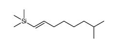 Silane, trimethyl[(1E)-7-methyl-1-octen-1-yl] Structure