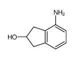 4-amino-2,3-dihydro-1H-inden-2-ol结构式