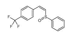 1-[2-(benzenesulfinyl)ethenyl]-4-(trifluoromethyl)benzene结构式