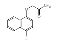 Acetamide,2-[(4-chloro-1-naphthalenyl)oxy]- Structure