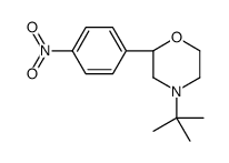(2S)-4-tert-butyl-2-(4-nitrophenyl)morpholine结构式