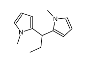 1-methyl-2-[1-(1-methylpyrrol-2-yl)propyl]pyrrole结构式