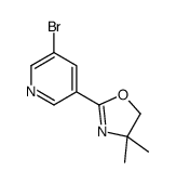 2-(5-bromopyridin-3-yl)-4,4-dimethyl-5H-1,3-oxazole Structure