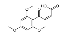4-oxo-4-(2,4,6-trimethoxyphenyl)-2-butenoic acid结构式