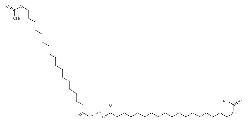 (acetato-O)(stearato-O)calcium Structure