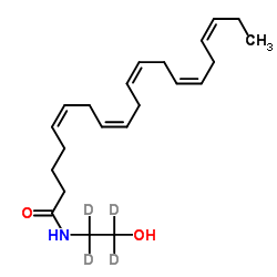 Eicosapentaenoyl Ethanolamide-d4 Structure