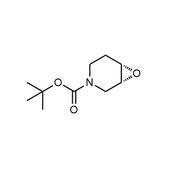 Tert-butyl (1R,6S)-7-oxa-3-azabicyclo[4.1.0]Heptane-3-carboxylate structure