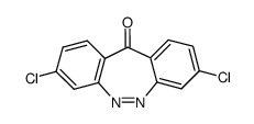 3,8-Dichloro-11H-dibenzo[c,f][1,2]diazepin-11-one结构式