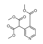 dimethyl 2-(4-methoxycarbonylpyridin-3-yl)propanedioate Structure