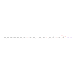 dipotassium 2,5-dimethyl-3,6,9,12,15,18,21,24-octaoxahexatriacontan-1-yl dihydrogen phosphate Structure
