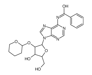 N-[9-[4-hydroxy-5-(hydroxymethyl)-3-(oxan-2-yloxy)oxolan-2-yl]purin-6-yl]benzamide Structure