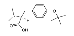 O-tert-Butyl-N,N-dimethyl-L-tyrosin结构式