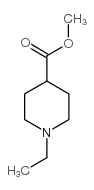 Methyl 1-ethylpiperidine-4-carboxylate structure