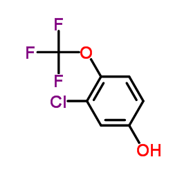 3-氯-4-三氟甲氧基苯酚结构式