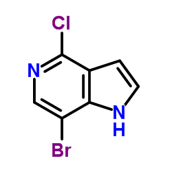 7-Bromo-4-chloro-1H-pyrrolo[3,2-c]pyridine structure