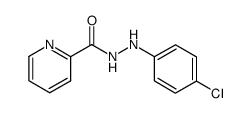 pyridine-2-carboxylic acid-[N'-(4-chloro-phenyl)-hydrazide]结构式