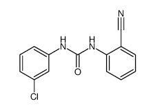 1-(3-Chloro-phenyl)-3-(2-cyano-phenyl)-urea Structure
