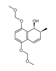 (1S,2S)-2-methyl-1,2-dihydro-5,8-bis(methoxymethoxy)naphthalen-1-ol Structure