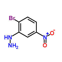 (2-Bromo-5-nitrophenyl)hydrazine结构式