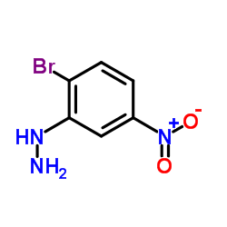 (2-Bromo-5-nitrophenyl)hydrazine structure