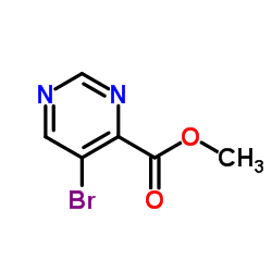 Methyl 5-bromopyrimidine-4-carboxylate Structure