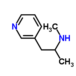 N,α-Dimethyl-3-pyridineethanamine结构式