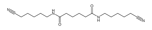 N,N'-bis-(5-cyano-pentyl)-adipamide结构式