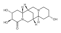 3β,4α,13α-trihydroxylupanine Structure