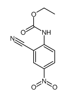 ethyl N-(2-cyano-4-nitrophenyl)carbamate Structure