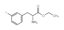(R)-2-Amino-3-(3-fluorophenyl_propionicacidethylester结构式