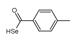 4-methylbenzenecarboselenoic acid结构式