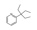 2-(1,1-diethyl-propyl)-pyridine结构式