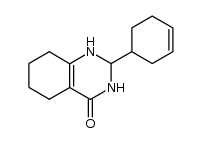 2-(3'-cyclohexenyl)-1,2,5,6,7,8-hexahydroquinazolin-4(3H)-one结构式