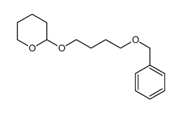 2-(4-phenylmethoxybutoxy)oxane Structure