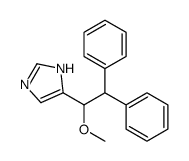 5-(1-methoxy-2,2-diphenylethyl)-1H-imidazole结构式