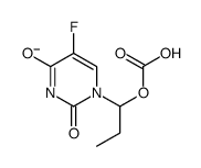 1-(ethoxycarbonyloxymethyl)-5-fluorouracil structure